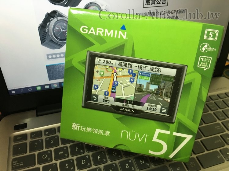 小小升級第二樣GARMIN 57博客來特價3990元